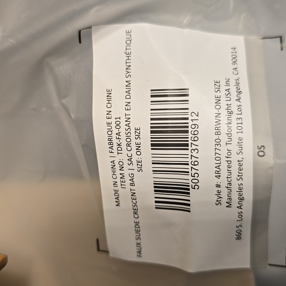 Fourth Studio Faux Suede Crescent Bag - Picture 5 of 6